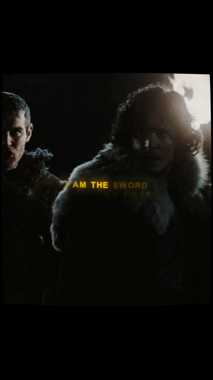 the night's watch | #gameofthrones #nightswatch #jonsnow #odhjinsbones | dts @wero 