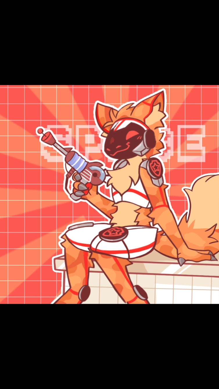 really late with this but tada made by @Jacs :] !! #dooder #protogen #animation #spacespaceshooter #furryart #ocanimation #fyp #retro #fakegun #commission #speedsongs #animationmeme 