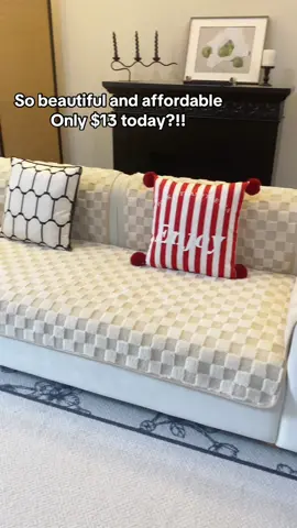 With this sofa cover , the living room becomes more attractive and the mood also improves✌️💕 #sofacover #slipcover #sofaprotector #sofadecor #comfortable#geometricpattern#homedecor#sofaslipcover#christmasdecor#spotlightfinds#tiktokshopblackfriday#tiktokshopcybermonday#FreshforWinter#blackfriday#tiktokmademebuyit