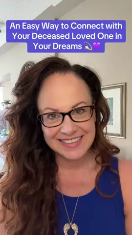 Visitation dreams are beautiful 💜 #afterlife #spirituality #psychicmedium #spiritualtiktok #mediumshipreadings #loveneverdies 