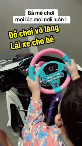 Đồ chơii vô lăng bả mê thôii rồii luôn🤣#doxinhmoingay #babyfashion #dochoivolangotochobe #dotolechobe #xuhuong #methuyami 