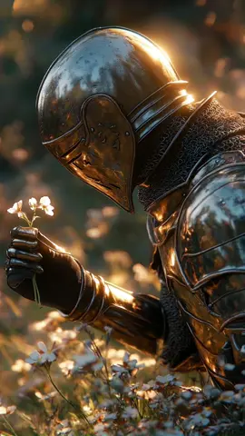 A Knight picks a flower after the long war #medieval #medievaltiktok #animation #fyp #darkfantasy #dreamcore #fantasy 
