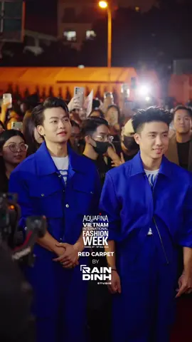 Thảm đỏ Việt Nam Fashion Week nóng hơn bao giờ hết khi có sự xuất hiện của Ninh Dương Story #raindinhquayphim #aquafinavietnaminternationalfashionweek2024 