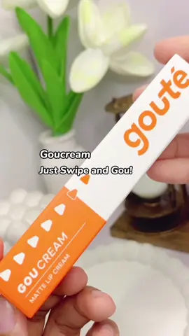 Lipcream goute harga 20rb-an transferproof dan sekali swipe langsung ngecover bibir💕 #goute #lipcream 