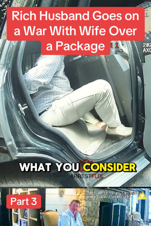 Rich Husband Goes on a War With Wife Over a Package #cops #copsoftiktok #police #policeofficer #fyp 