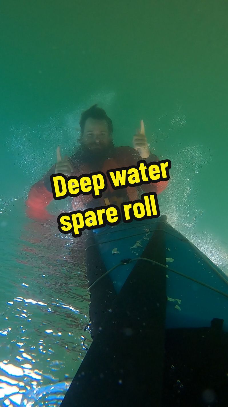 Replying to @suola__vesi I'd do the same thing, just go straight for the paddle.  #paddle365 #greenlandpaddle #kayaking #kayak #paddle #donttrythisathome 