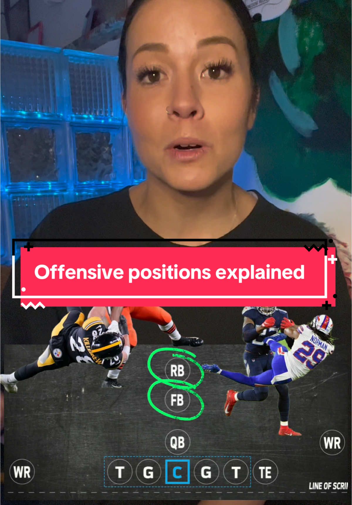 Quick overview on offensive positions in football 🏈 please let me know what you'd like to know more about in football! #fyp #foryoupage #nfl #footballtiktok #nfltiktok 