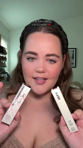 easily my new favorite lip combo 💋#lipcombo #lipcombos #lipcombotiktok #lipproducts #lipliner #lipbalm #makeuptok #foryoupage . . . @REFY @Olehenriksen 
