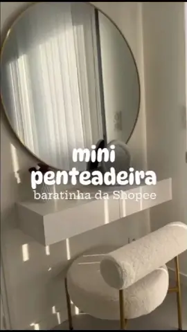 Gostou!!! Siga e coment4 para receber o link ✨️Penteadeira suspensa com 2 gavetas baratinha da Shopee✨️ 🔗 Você também encontra os produtos no link disponível na nossa Bio 🛍💕 #fyp #fouryou#fyppp 