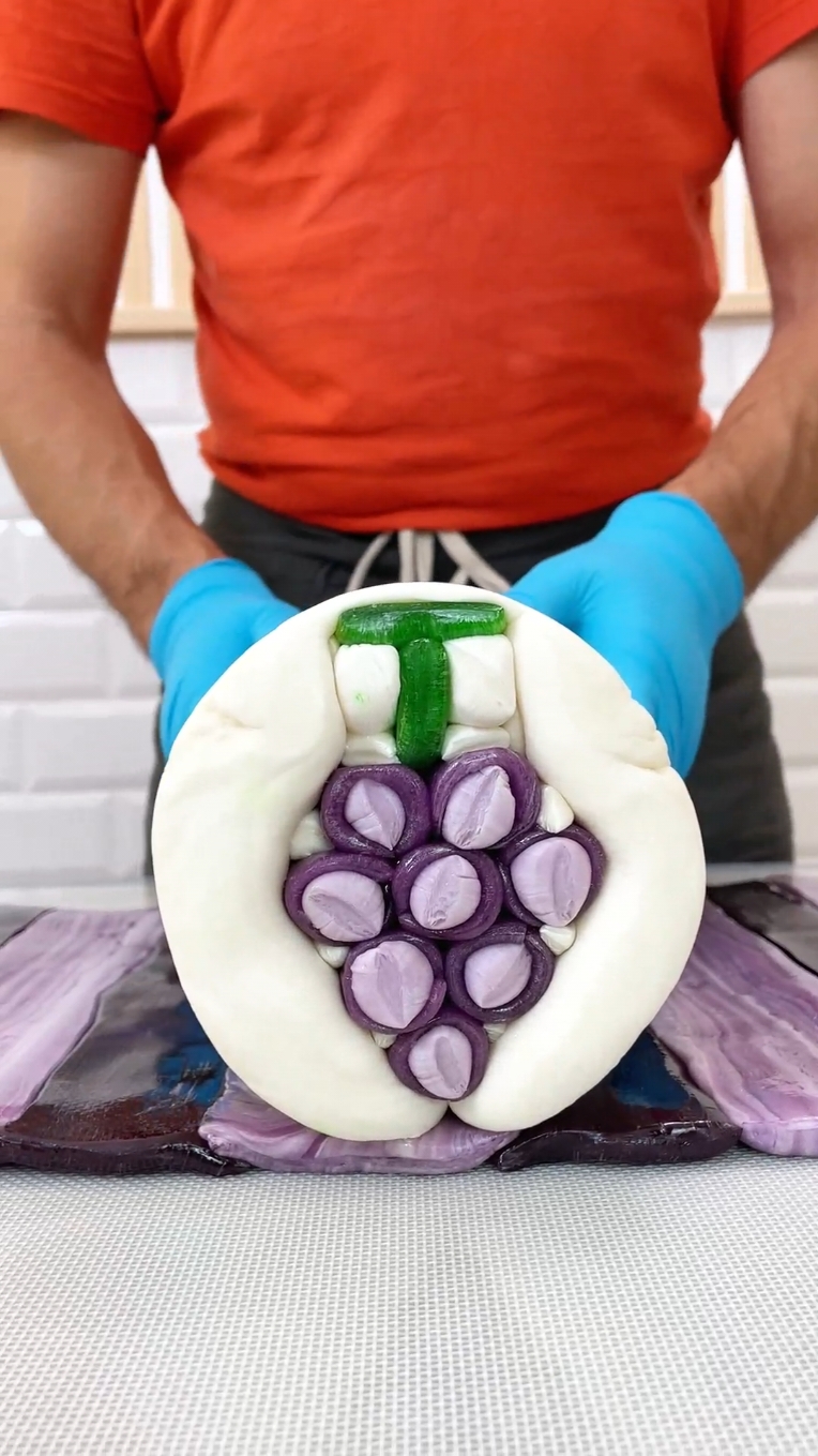 Creating PERFECT 🍇 Grape Shaped Hard Candy! #candymaking #tutorial #ASMR #fyp #fy #viral 