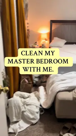 Clean the master bedroom with me. #cleaningvideos #homedecore #hobbylobbyfinds #MomsofTikTok 