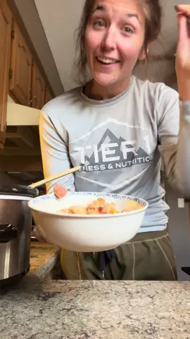 Crockpot Chicken Burrito Bowl Results!  #chickenburritobowl#dumpandgo#crockpot#fyforyoupage#viralrecipe#viral#trending