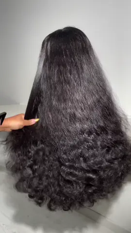 VERY RARE & PURE RAWNWESS- Guess how many bundles made this beauty? #rawhair #rare #hair #satisfyingvideo 