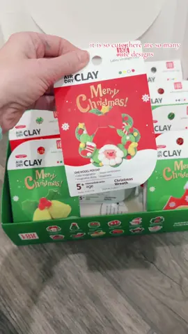 This would be perfect for class gifts as well!!! This air dry clay kit is too cute! #airdryclay #christmas #merrychristmas #giftideas #clayart #crafts #giftideas #christmasgift #TikTokShop #tiktokshopblackfriday #tiktokshopcybermonday 
