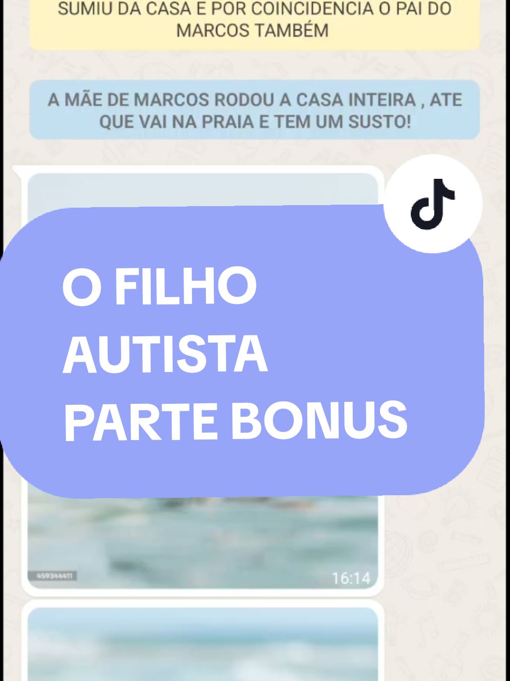 O FILHO AUTISTA  PARTE BONUS  #fakechat #historias #fic #historiadeseguidores #novelinhastiktok #fy #viral #explorar 