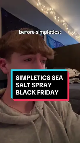 HUGE BLACK FRIDAY SALE STARTS TODAY!! #simpletics #simpleticssaltspray #seasaltspray #seasalt #hair #wavyhair #curlyhair #tiktokshopcybermonday #tiktokshopblackfriday 