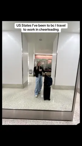 Traveling to teach/coach cheerleading and choreography for 13 years: 40/50 ✈️  Montana and Alaska are on the bucket list for suuuuuure 🫶 #cheer #cheercoach #choreographer #cheerleading #USACheer #ucastaff #travellife #CapCut 