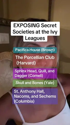 secret societies at the ivies!!! #ivyleague #collegeapplications #commonapp #collegeadmissions #collegeapps #undergrad #secretsocieties 
