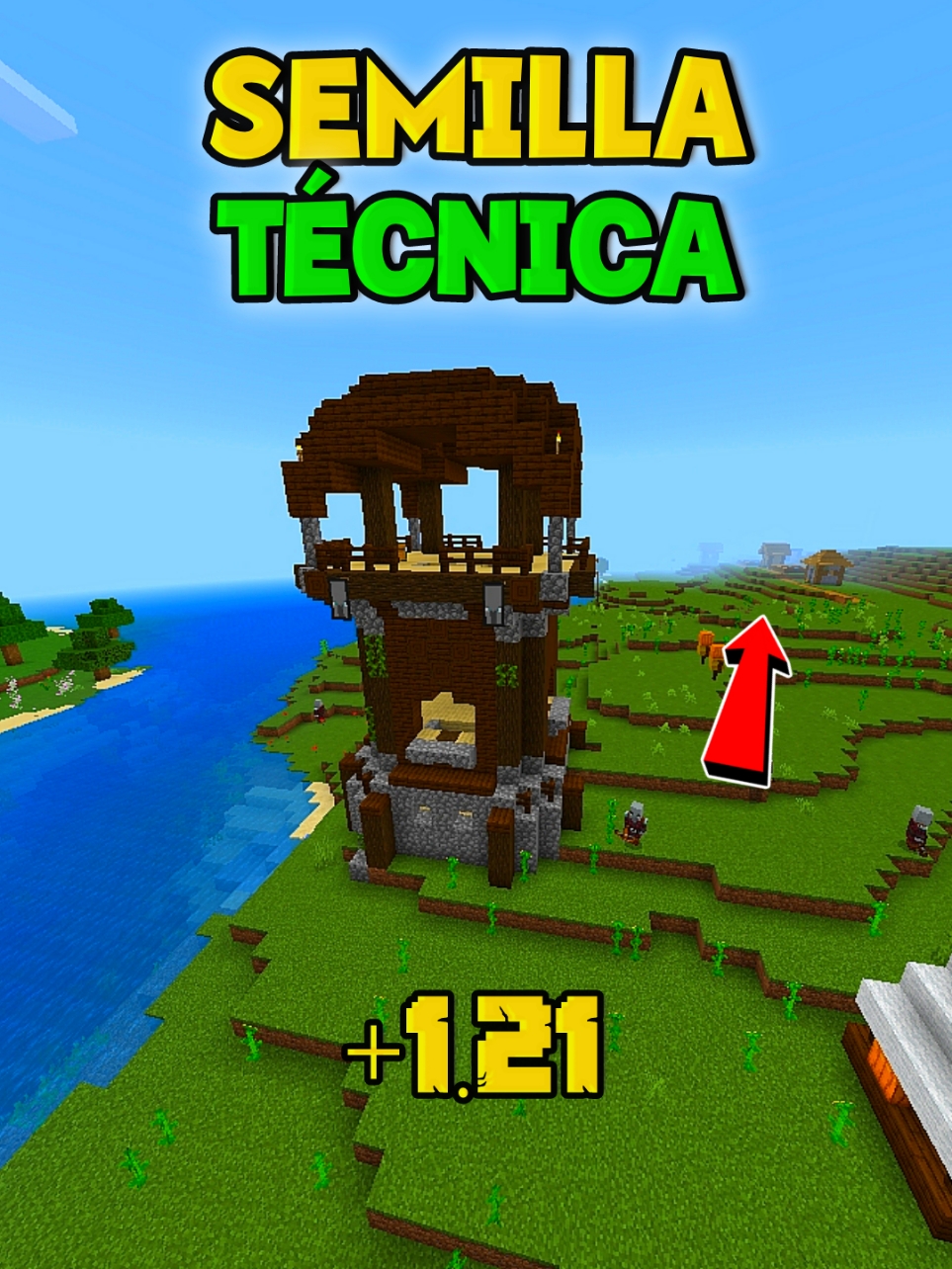 LA MEJOR SEMILLA DE MINECRAFT 1.21 BEDROCK PARA SURVIVAL TÉCNICO #parati #fyp #longervideos #semillasdeminecraft #seedsforminecraft 