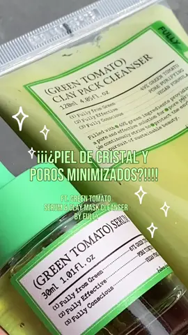 ✨ ¡Descubre el secreto para lograr una piel de cristal con el Limpiador de Arcilla de Tomate Verde de FULLY! 🌿💧 Esta  fórmula 2 en 1 purifica tus poros y revitaliza tu piel. ¿Listos para el glow up? ¡Dale play y aprende cómo usarlo! 💖 @FULLY Skincare  ✨🫶🏻 #FULLY #fullyskincare #greentomatoclaymask #fullygreentomatoclaymaskcleanser #poremask #koreanskincare #pieldecristal #CuidadoDeLaPiel #LimpiadorFacial #SkincareEsencial #ArcillaDeTomateVerde #Vegano #BellezaNatural #RutinaDeSkincare #GlowUp #PielRadiante #FULLY #CuidadoFacial #TipsDeBelleza #AmazonBeauty #descubretubrillo 