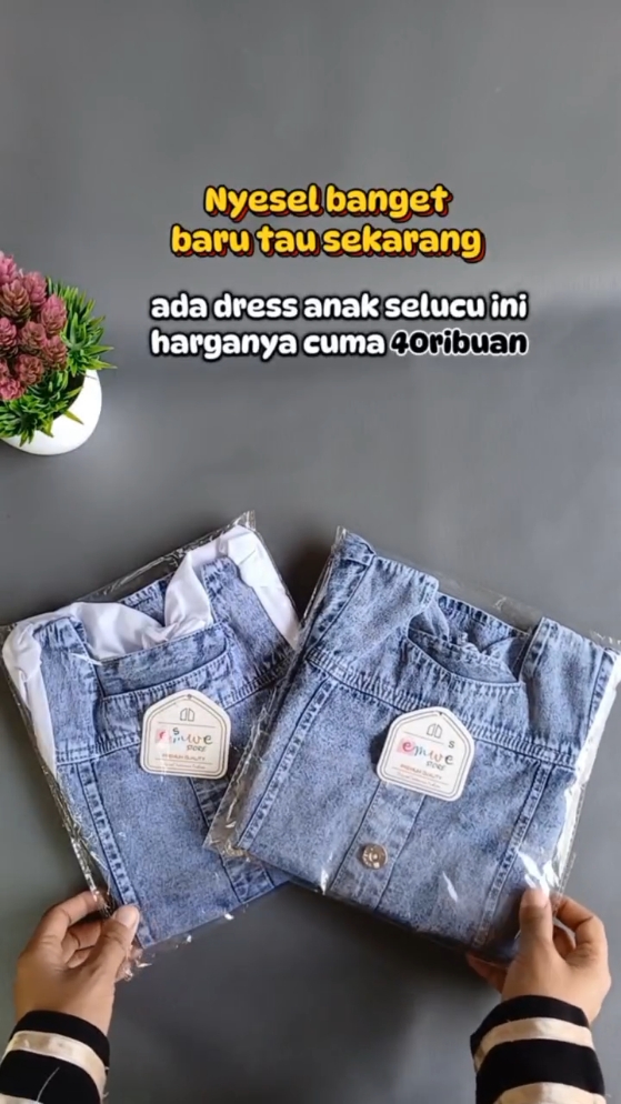 dress jeans anak 40 RB an aja #dressanak #dressjeansanak #dressanakperempuan #dressanakperempuanimport 