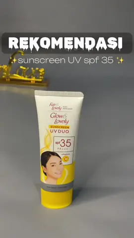 Suncreen terbaru dari #fairandlovely #sunscreen #glowandlovely #unilever #vitc #spf35 