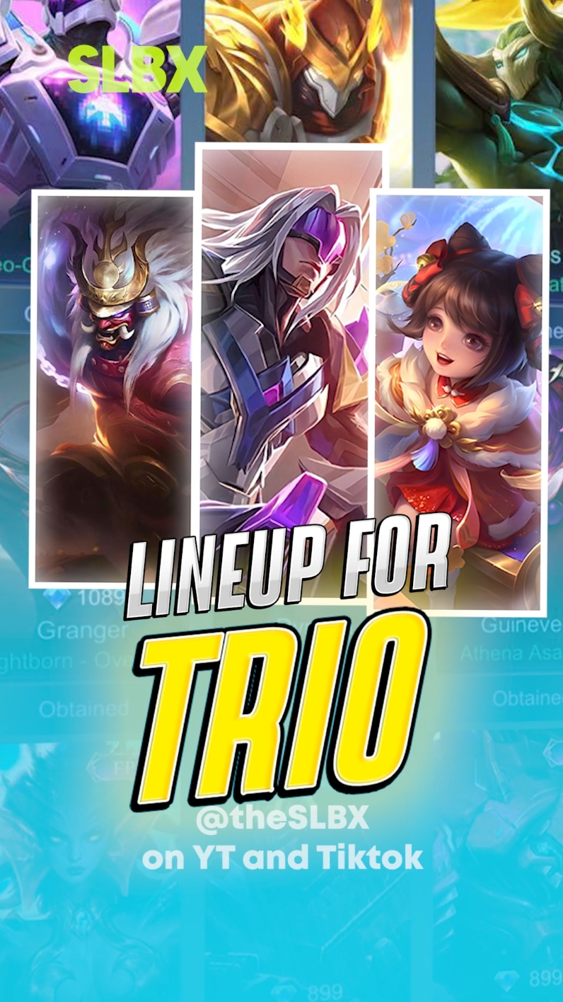 Hero Lineups For Trio #MLBB #mobilelegends 