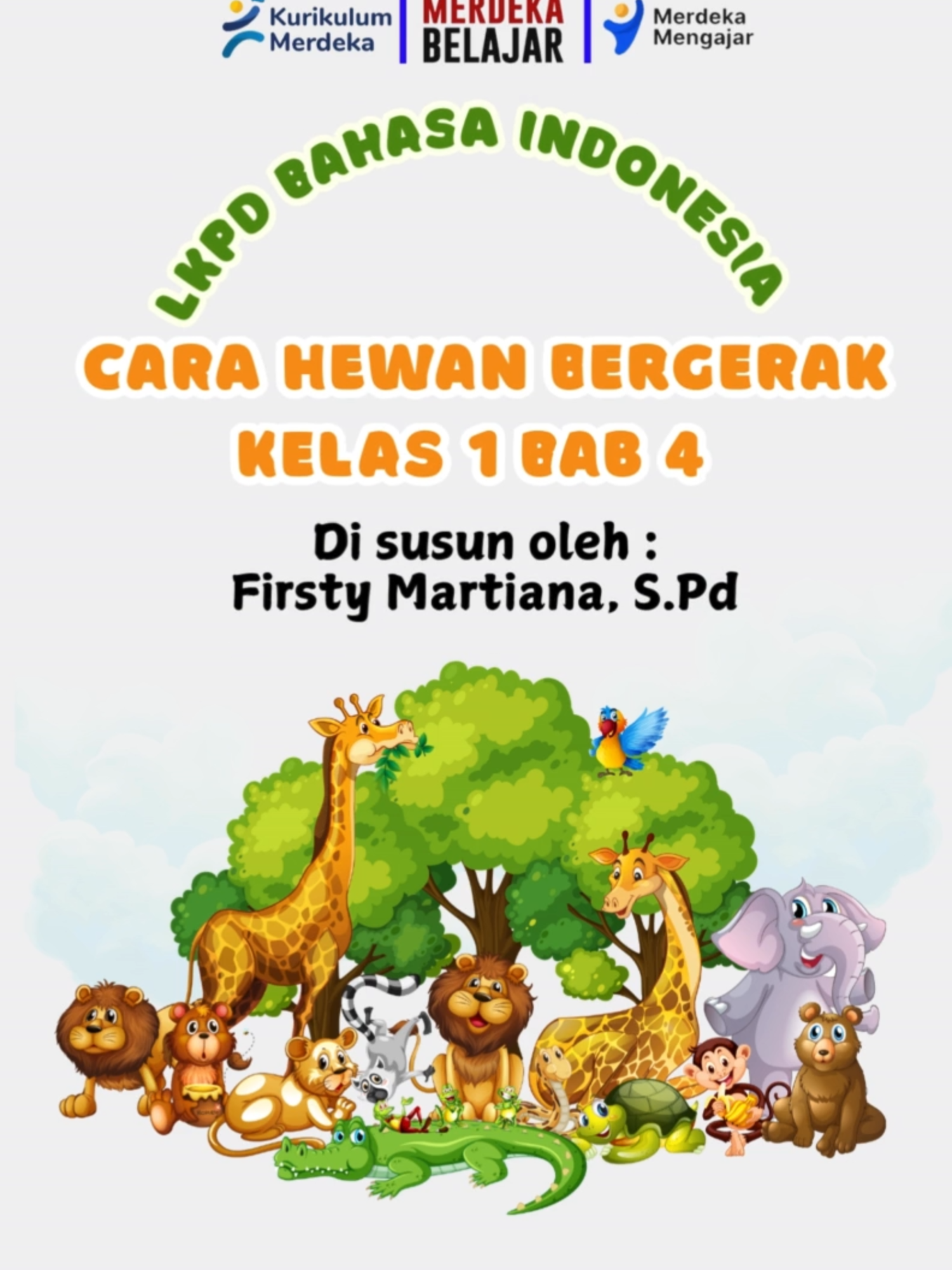 Lembar Kerja Bahasa Indonesia Cara Hewan Bergerak  #merdekabelajar #belajar #kurikulummerdeka #lkpd #bahasaindonesia #gurutiktok #gurumuda #gurusd #guruhits