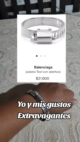 #PulseraValenciaga #Abrasadera #GustosEstravagantes 