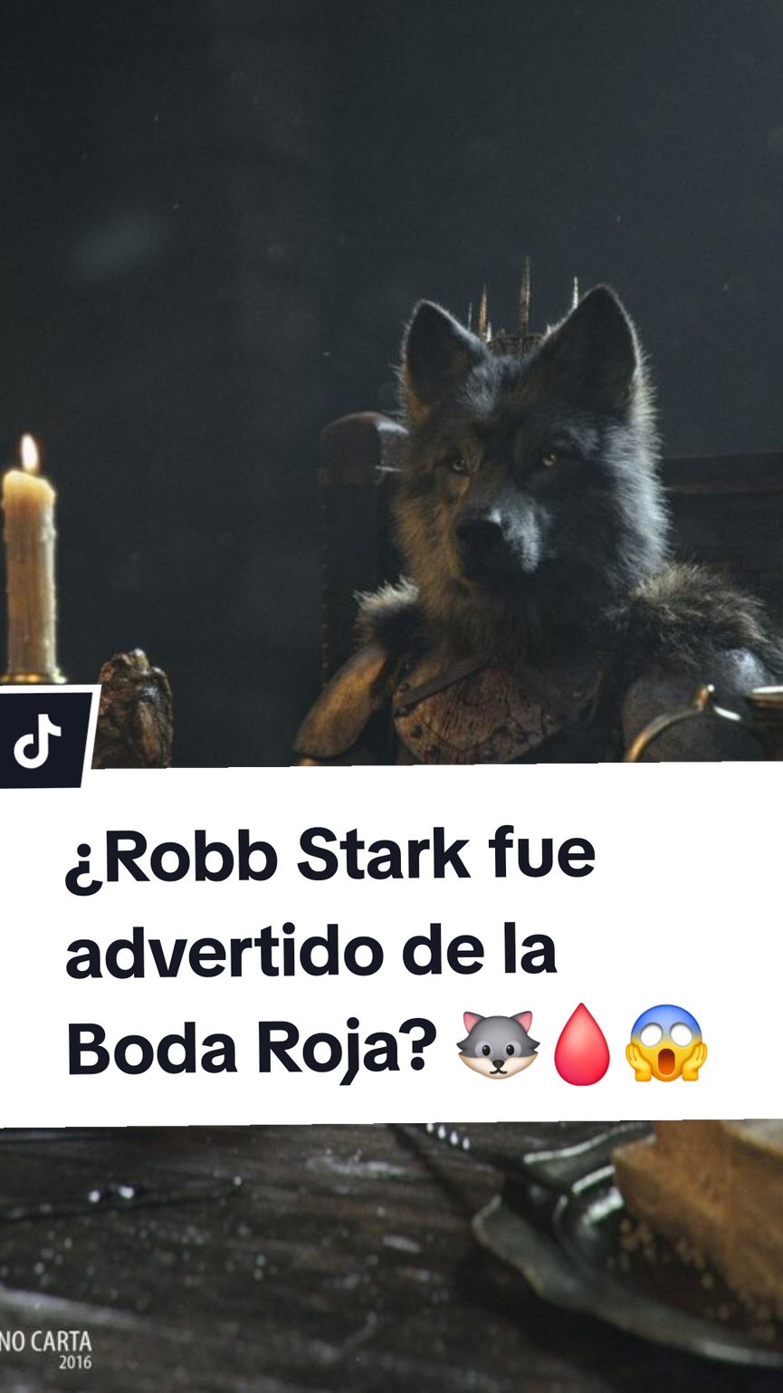 ¿Robb Stark fue advertido de la Boda Roja? 🐺🩸😱 #robbstark #bodaroja #gameofthrones #maestrealex #LaCasaDelDragón #juegodetronos #houseofthedragon #redwedding #walderfrey #canciondehieloyfuego #asongoficeandfire 