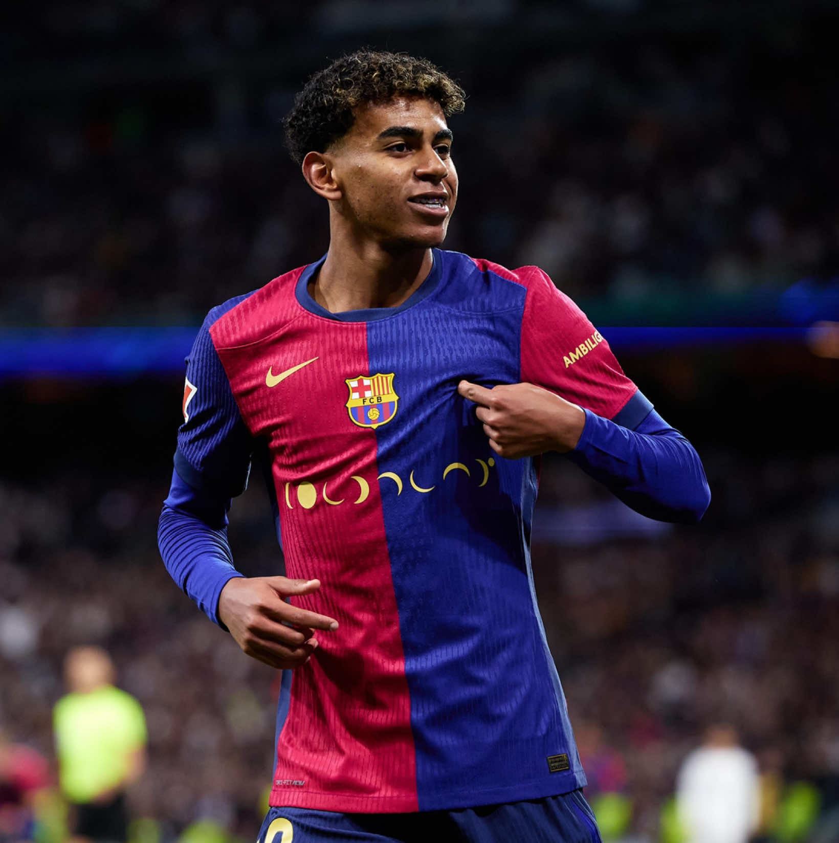 Calma in Santiago Bernabeu 💀💀 #lamineyamal #soccertiktok #fyp 