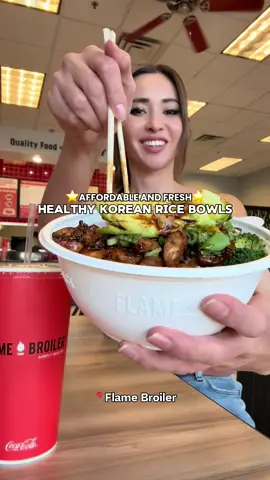 Reliably tasty, affordable healthy and quick Korean style rice bowls @theflamebroiler My faves are the new Korean Spicy Chicken and Beef Bulgogi. I have been going to Flame Broiler for almost two decades and I love that it is still family owned, the quality has always remained good and the prices have stayed affordable. What’s your go to order here?! ⬇️ #flamebroiler #flamebroilerpartner 