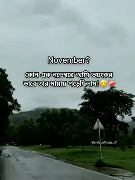 November? কোন এক নভেম্বরে আমি ভয়ংকর ভাবে তার মায়ায় পড়েছিলাম!😊❤️‍🩹 . . . #fyp #foryou #foryoupage #tiktok #tiktokbangladesh #rs_shifa_ #shifu_officials_ #viralvideo #unfrezzmyaccount @TikTok @TikTok Bangladesh 