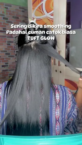 Rambut jadi seglowing ini gara2 pake catok Tuft Glow @TUFT Professionals Indonesia #tuftglow #tuftdiamondplus #catoktuft 