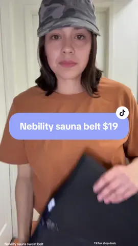 #creatorsearchinsights Nebility sweat sauna belt $19. #tiktokshopdeals #tiktokmademebuyit #cybermondaydeals #blackfridaydeals #saunabelt 
