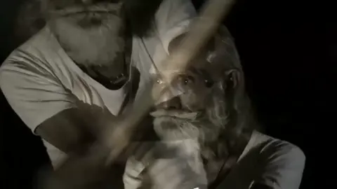 නිරෝගී වේවා ලොකු මාස්ටර්🖤🩶⛓️ ඒ තියුණු ඇස් දෙස බලන්න.. (ලොව වයස්ගතම අංගම් ගුරුන්නාන්සේ.. 'ගුරූ අගිදාහාමි') #angam #HelaAngam #හෙළඅංගම් 