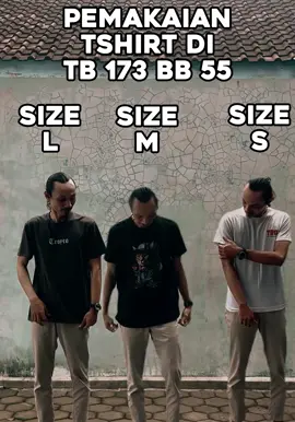 Ini dia perbandingan size S M L untuk kaos regular fit yah guys #outfit #promo #rekomendasi #fyp #troycompany #sale 