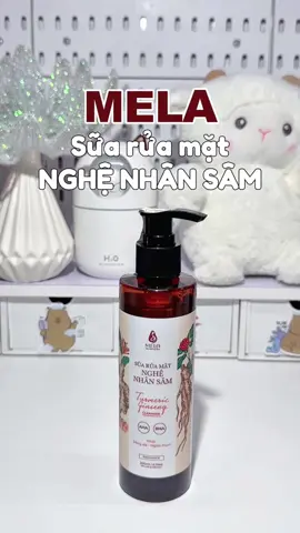 Sữa rửa mặt nghệ nhân sâm MELA #suaruamatnghenhansam #suaruamat #mela #melavietnam  #reviewsuaruamat 