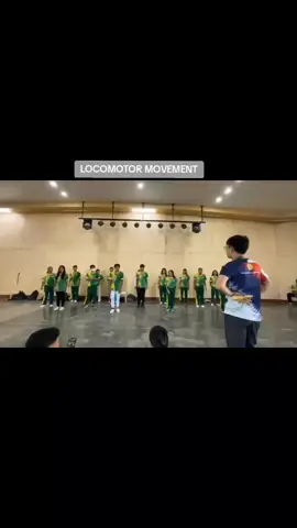 Dance presentation using locomotor movements: PATHFit💚💛 Group 3