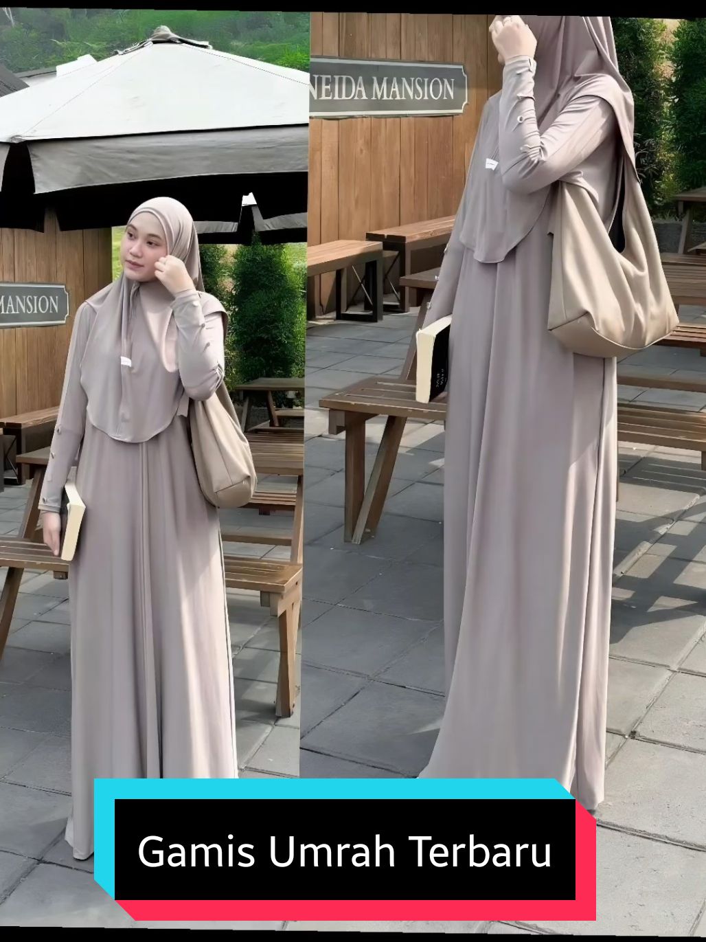 Gamis Mecca Abaya Set Kerudung  Gamis Syar'i Terbaru Bahan Jersey Premium Abaya Umroh Abaya Daily Busui Friendly baru#gamis #gamismurah #gamiskekinian 