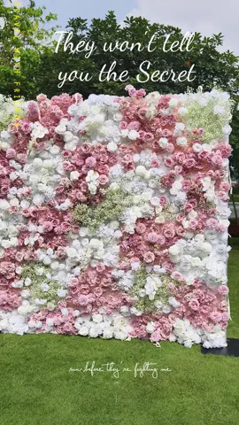 99% People won't tell you the secert! They setup this flower wall backdrop in 3 mins! Perfect for every wedding & event planner multiple use! #wedding #photography #events #weddingplanning #weddinginspo