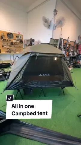 Campbed with tent😍 #blackcamper #blackcamping #outdoor #familycamping #defthike #tacticalcampings #viraltiktok #campboost #tacticalgear #campinggear #camping #campinglife #tactical #campingmalaysia #campingtents #CapCut 