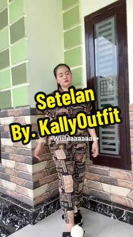 #setelan #setelanwanita #kallyoutfit #viraltiktok 
