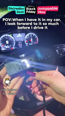 🚙 Upgrade your dashboard this Black Friday with a car head-up display! Get it now at the lowest price of the year—shop before it's gone! 🎉 #carheadupdisplays #gifts #tiktokshopblackfriday #tiktokshopcybermonday