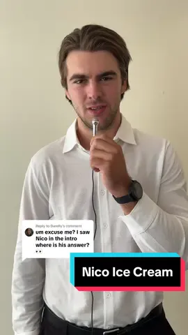 Replying to @Darelly Since you asked… Nico’s favourite ice cream is… #NHL #icecream 