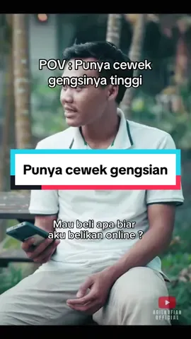 Pov punya cewek gengsinya tinggi . 📹 : @Bondan Perkasa 