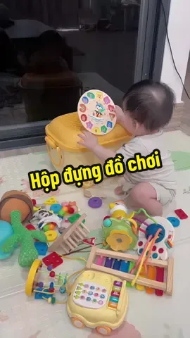 Hộp đựng đồ chơi cho bé cuteee #lehaimy #fyd 