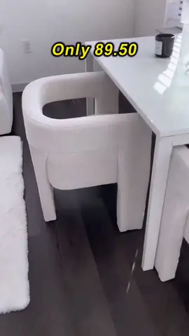 That's exactly what I love about this SZLIZCCC Living Room Chair Set, 2-Piece, Modern Dining Chairs, Fabric Armchairs, Wrapped Fabric Barrel Chairs for Living Room, Kitchen, and Office (White/Beige) LOVE it!