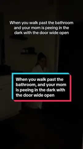 When you walk past the bathroom, and your mom is peeing in the dark with the door wide open 🤷🏽‍♀️ Follow me on IG: @followherfitness #parent #parents #parentsbelike #parenting #parentingbelike #parentinghumor #parentingcomedy #mom #moms #momlife #momhumor #momcomedy #momjokes  #kidsbelike #parentingproblems #momproblems  #funnyparents #funnymoms #momproblems  #funny #funnyvideos #funnymemes #momsbelike 