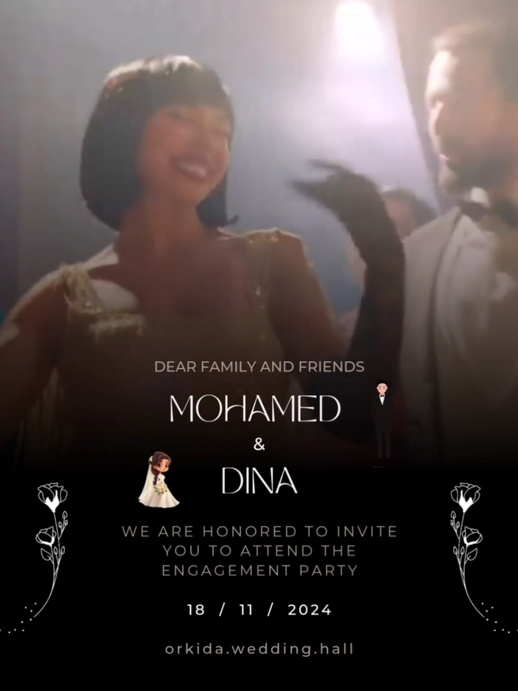 لو لسه معملتش الدعوة ابعتلنا التفاصيل وسيبوها علينا ❤️#groom #invention #WeddingParty #engagement #egypt #دعوات_الكترونيه 